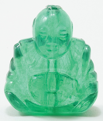Dollhouse Miniature Green Buddha